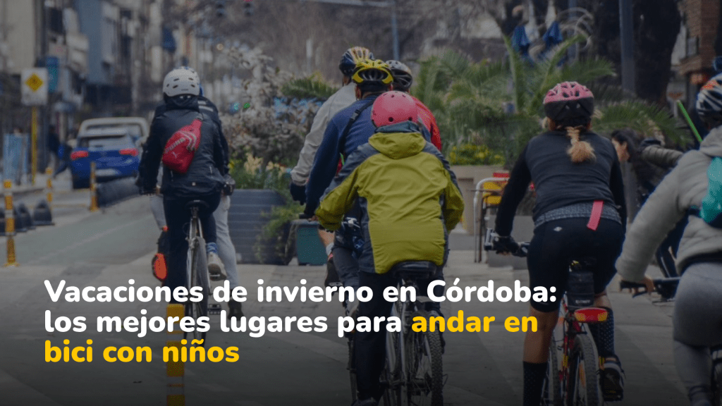 Lugares para andar en bicicleta con niños y niñas en Córdoba este invierno