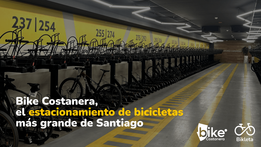 Bike Costanera: El estacionamiento de bicicletas más grande de Chile en CENCO MALLS