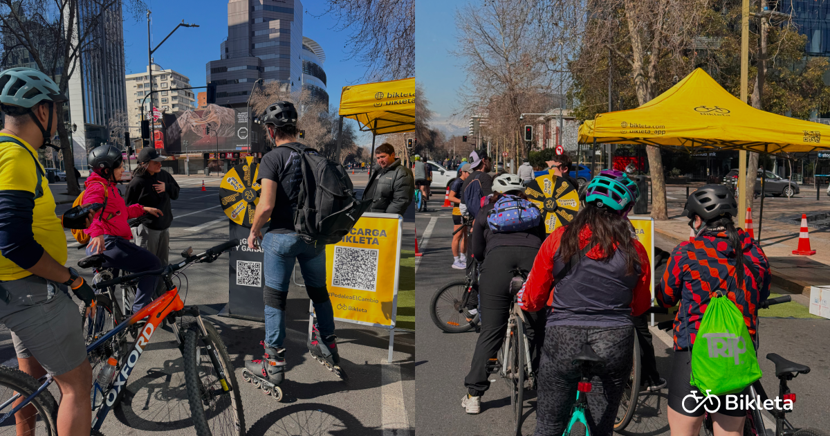 ciclovia en chile bikleta app ciclismo