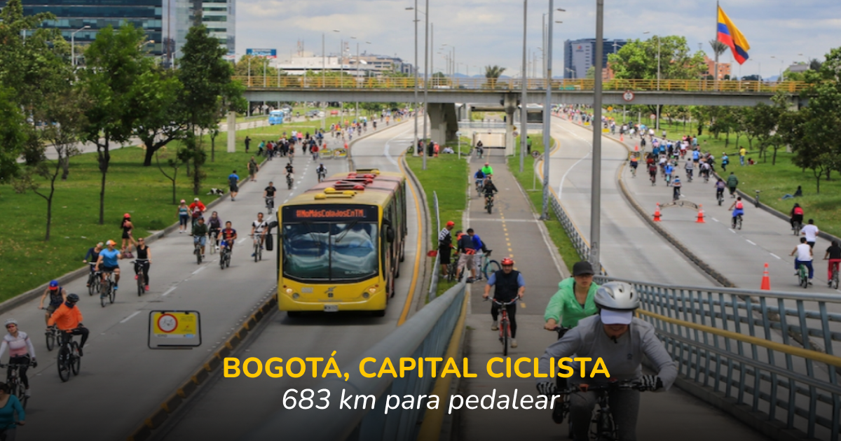 Bogotá en bicicleta: 683 kilómetros que transformaron una ciudad