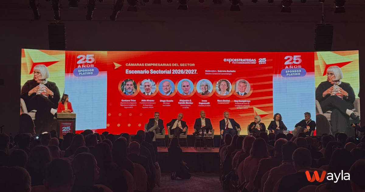 Panel de cámaras empresarias del seguro en el Escenario Sectorial 2026/2027 de Expoestrategas