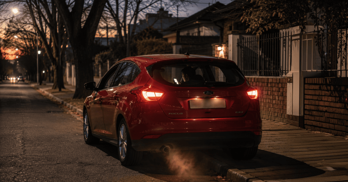 ¿Qué pasa si dejas el auto encendido sin moverse?