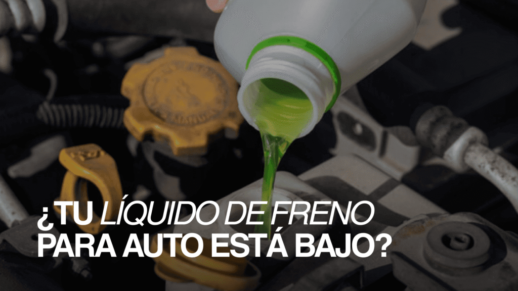 Líquido de freno para auto: cómo saber si está bajo