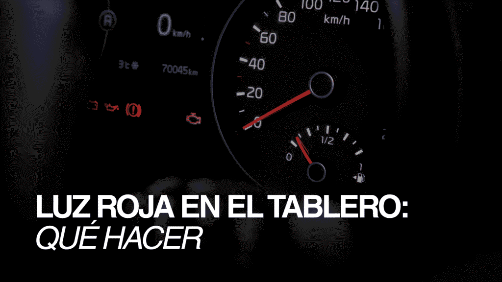 Luz roja en el tablero del auto: qué significa y cuándo pedir asistencia