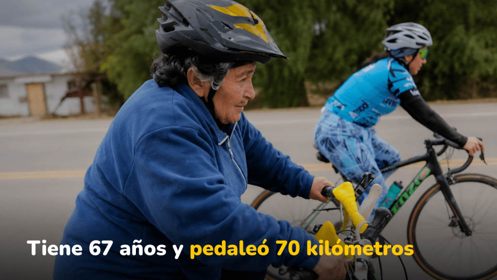 Inés Campillay: la mujer de 67 años que recorrió 70 kilómetros en bicicleta y emocionó a todo San Juan