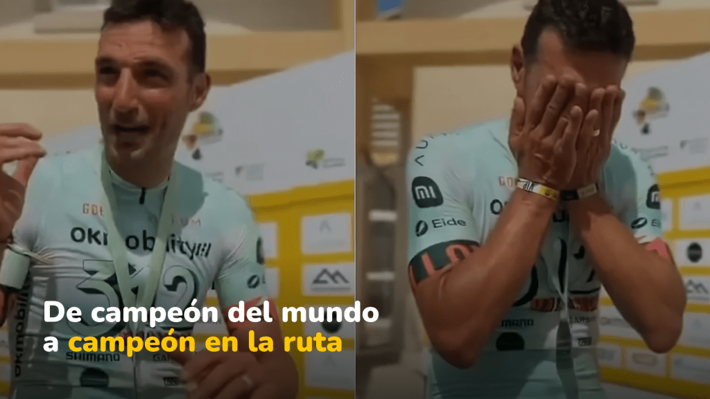 Lionel Scaloni brilla en el ciclismo: su gran desempeño en la Mallorca 312