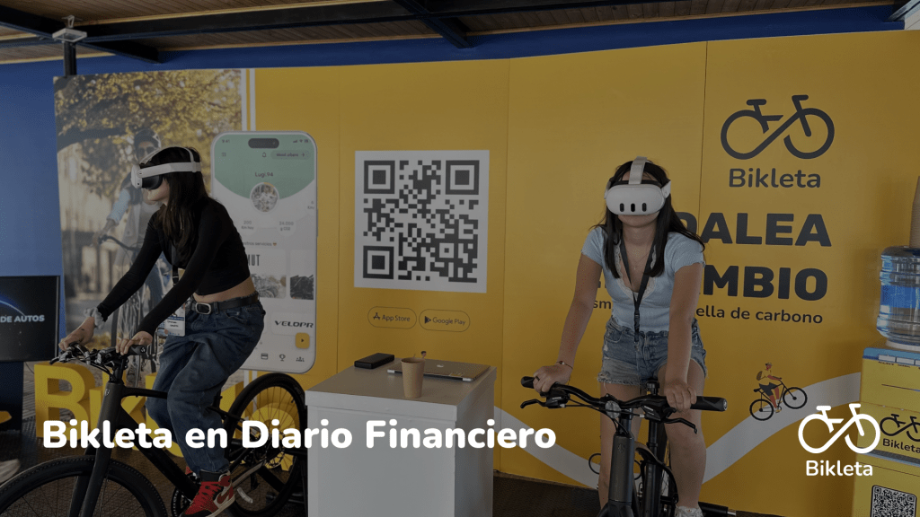 Bikleta en Diario Financiero: La app que está revolucionando el ciclismo en Chile