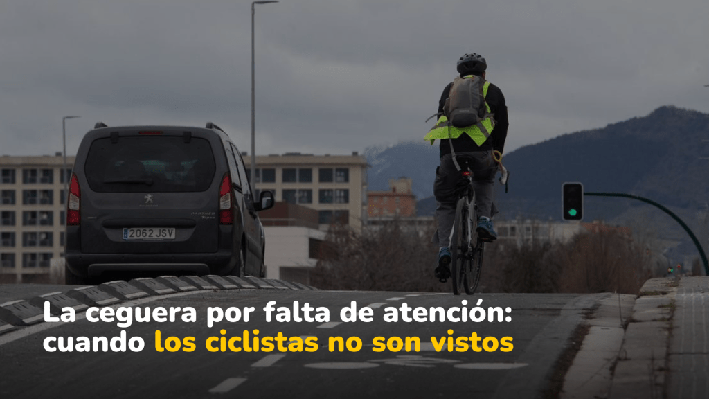 El 22% de los ciclistas no son vistos por los conductores: por qué ocurre y cómo evitarlo