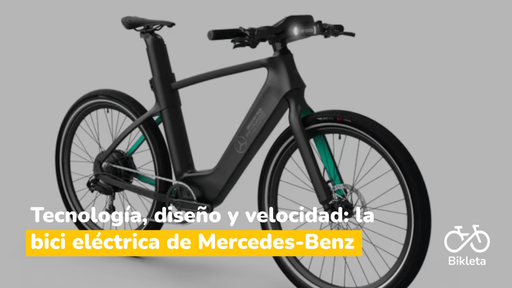 Así es la bicicleta eléctrica de Mercedes-Benz: diseño de Fórmula 1, autonomía y tecnología de punta
