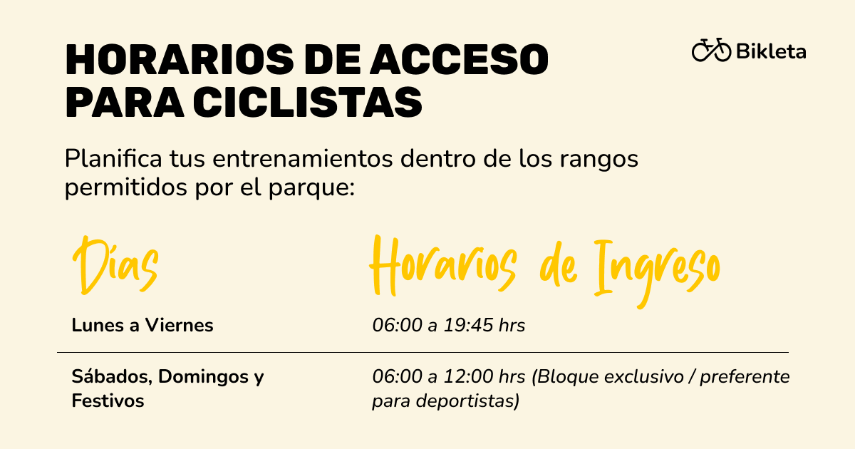 horarios cerro san cristobal chile