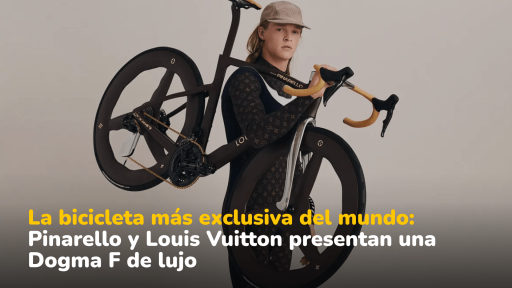 La bicicleta llega a la alta costura: Pinarello, Louis Vuitton y Pharrell Williams reinventan la Dogma F