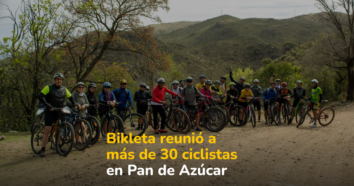 Más de 30 ciclistas rumbo a Pan de Azúcar: así vivimos el Bikletour en Córdoba 
